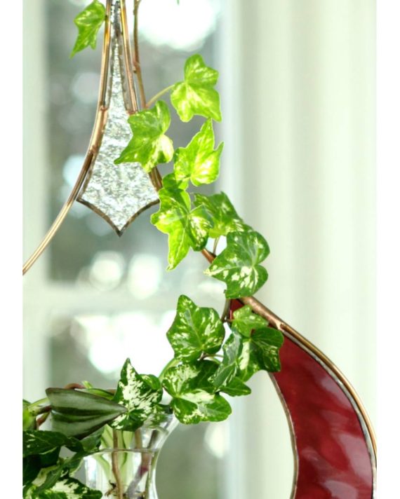 plant rooters starters hanging water gardens brass butterfly stained glass