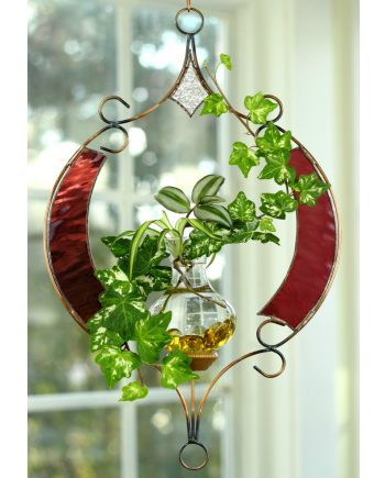 plant rooters starters hanging water gardens brass butterfly stained glass