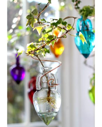 plant rooters starters hanging water gardens brass butterfly stained glass
