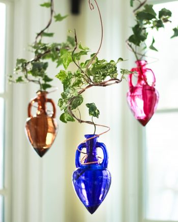 plant rooters starters hanging water gardens brass butterfly stained glass