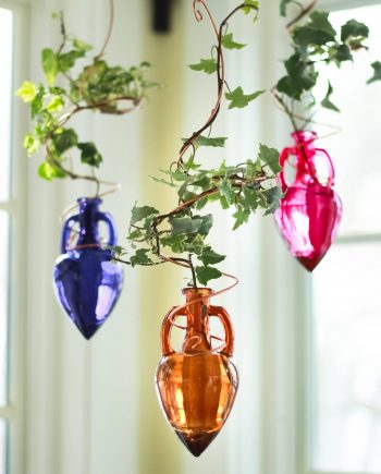 plant rooters starters hanging water gardens brass butterfly stained glass